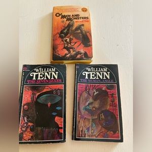 William Tenn Book Lot - Of Men And Monsters, The Seven Sexes, The Human Angle
